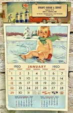 Calendario da parete vintage