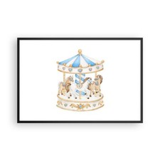 Poster 91x61cm Cavalli Giostra