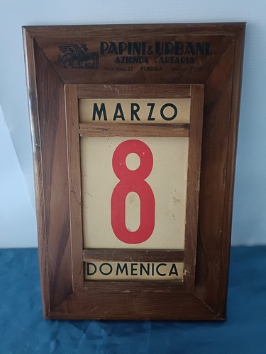 Calendario perpetuo legno - calendario,