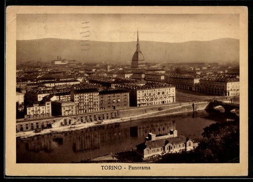 Cartolina torino panorama - torino,,