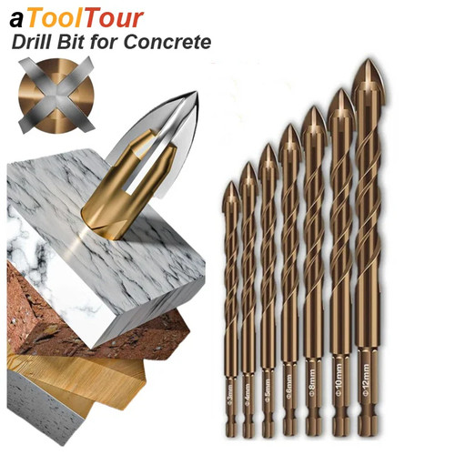 Set punte trapano 12mm - punte, 3-12mm