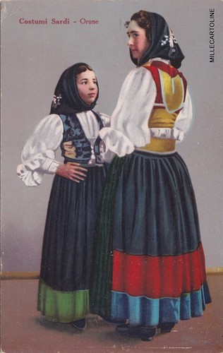 Orune costumi sardi - costumi,