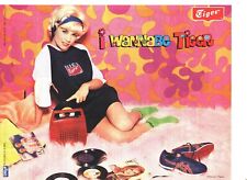 TIGER Onitsuka Asics 2001 Pubblicità advertising rare italian poster 28x21 cm