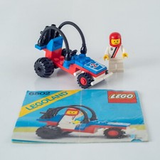 Lego 6502 Macchina da Corsa Rally - Turbo Racer Città Legoland Town (1987)