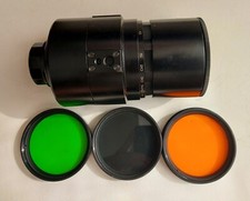 OBIETTIVO sovieti. MC 3M-5A 500mm f8 specchio filettato teleobiet.+3filtri.MG40