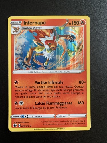 Carta pokémon infernape holo - pokémon,
