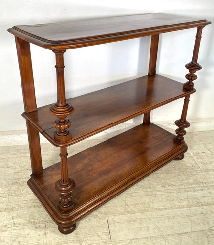 Antica etagere legno noce - antica,