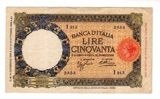 ITALIE ITALY ITALIA BILLET 50