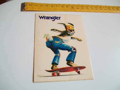 Adesivo vintage wrangler - adesivo,