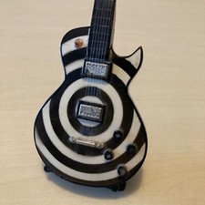 MODELLINO CHITARRA MINIATURA, GIBSON LES PAUL - ZAKK WYLDE - BLACK LABEL SOCIETY