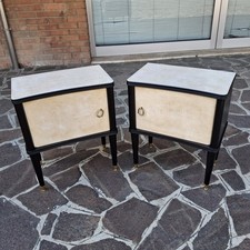 Coppia di comodini  art deco