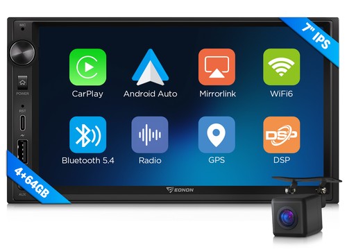 Autoradio doppio din ips - din, 7"