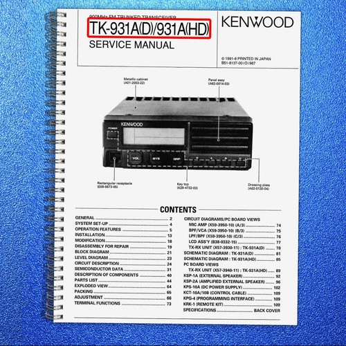 Kenwood 931a uhf fm - tk-931a,