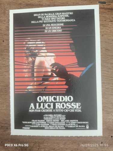 Mini locandina ciak omicidio - locandina,