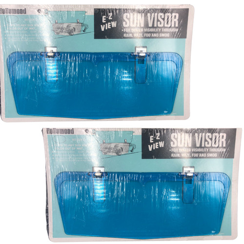 Alette parasole blu clip-on