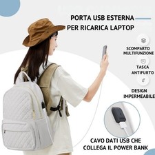 ZAINO Donna Casual c/Porta USB