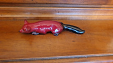 Statuina Royal Doulton Flambé Fox