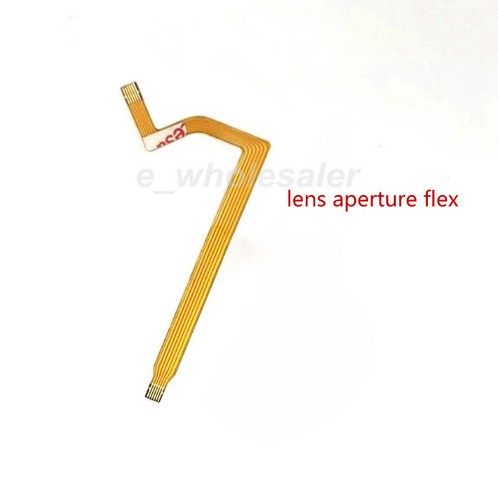 New lens aperture - flex, cable