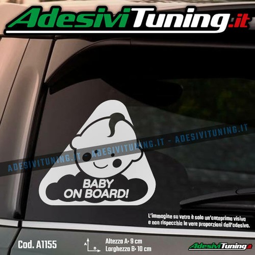 Adesivo baby board - baby, on