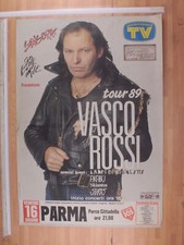 Poster Concerto VASCO ROSSI PARMA 66X95 cm 16/06/1989[PI 0120-C]