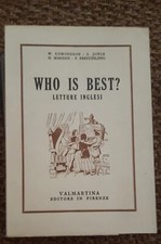 Libro Who is best? Lettura inglese Val Martina editore 1954
