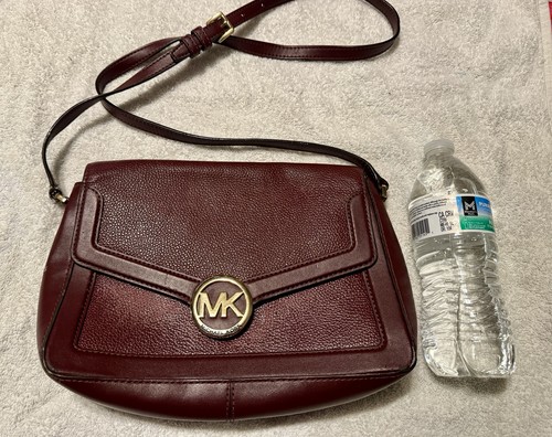 Michael kors burgundy pebbled - kors,