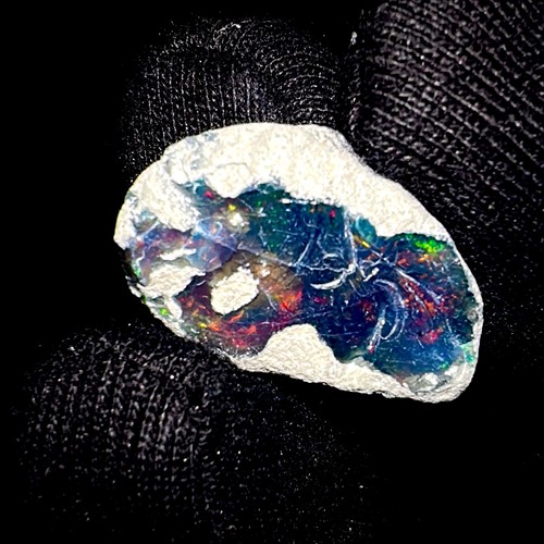 Opale naturale dry opal - opale, nero