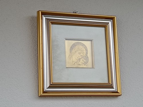 Riproduzione rame madonna - riproduzione,