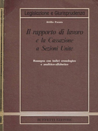 Rapporto lavoro e la - rapporto, di