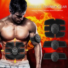 ELETTROSTIMOLATORE MUSCOLARE STIMOLARE I MUSCOLI ADDOMINALI BRACCIA KIT FITNESS