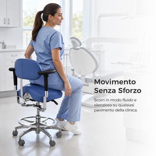 Sgabello dentista regolabile - dentista,