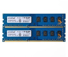 8 GB Crucial 2 x 4 GB 2Rx8