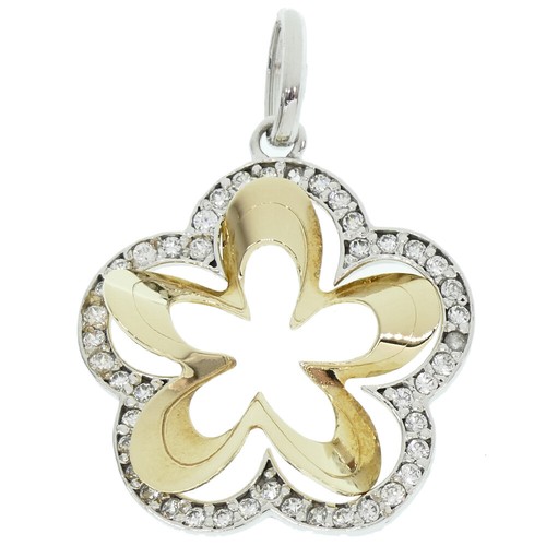 Ciondolo fiore oro - ciondolo,