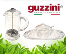 GUZZINI - SET TISANA - SERIE VINTAGE - INFUSIERA + VASSOIO CON ZUCCHERIERA