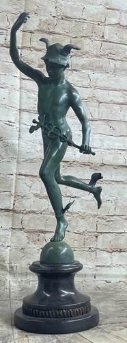 Scultura bronzo mercurio - bronzo, di