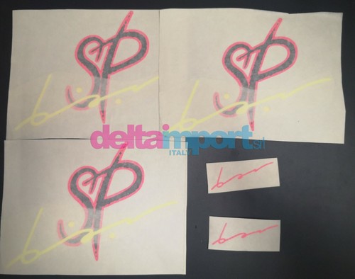 Kit adesivi colore rosa honda - adesivi,