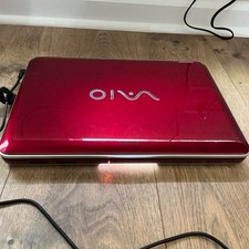 VTG SONY RED VAIO 15 INCH