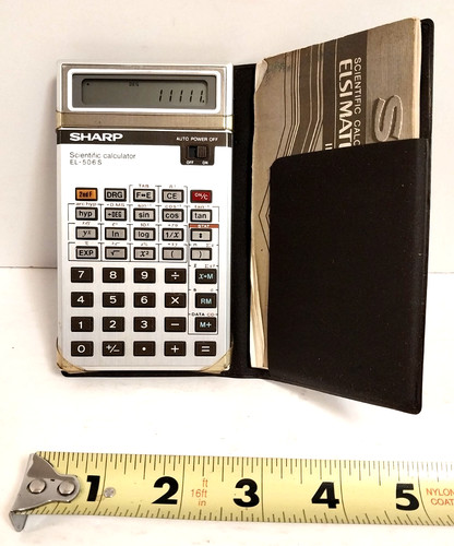 Sharp 506s calcolatrice - sharp,