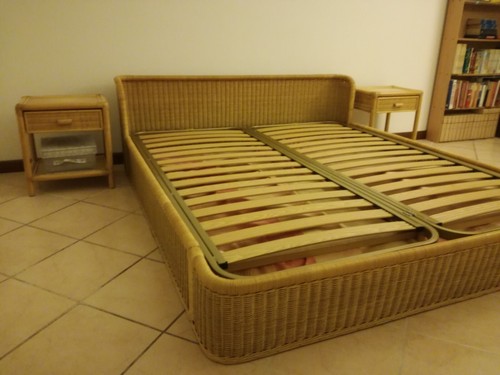 Camera letto midollino - letto,