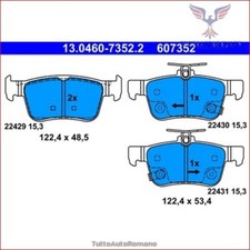 607352 Kit pastiglie pattini