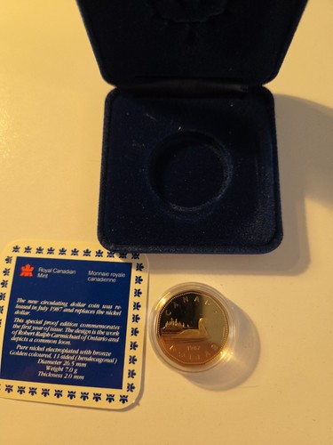 Canadian loonie proof 1987 - canadian,