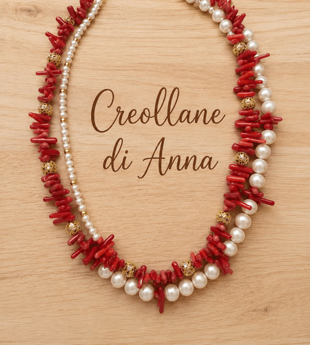 Collana girocollo doppio filo - doppio,