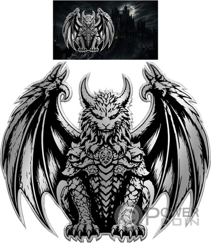 Gargoyle 200 medaglia - 1/200,