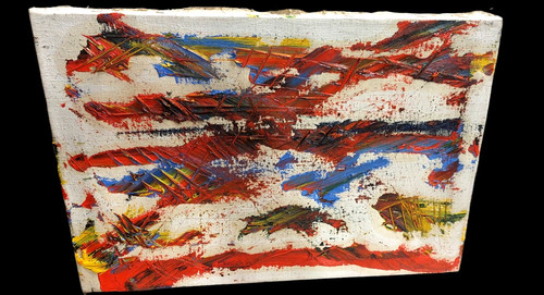 Dipinto olio tela materico - dipinto, su