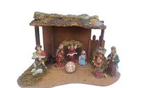 Presepe e presepe illuminato