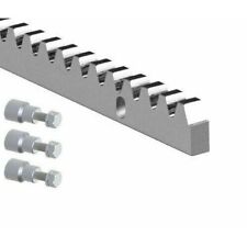 CREMAGLIERA 30X8 MM IN ACCIAIO FERRO ZINCATO X CANCELLO CANCELLI SCORREVOLE