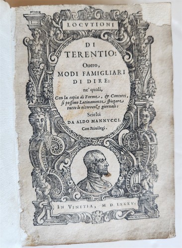 1585 aldine press terence - 1585,
