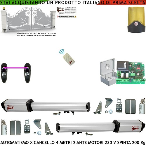 Kit base automazione cancello - kit,