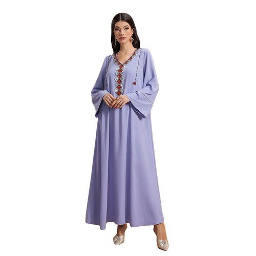 Abito donna dubai strass abaya - donna,