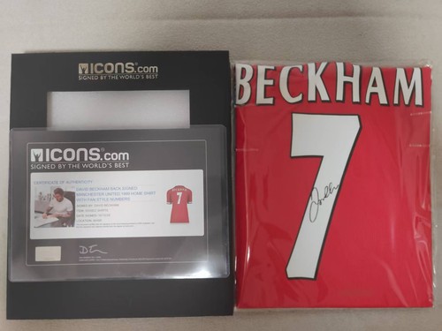Maglia david beckham firmata - maglia,